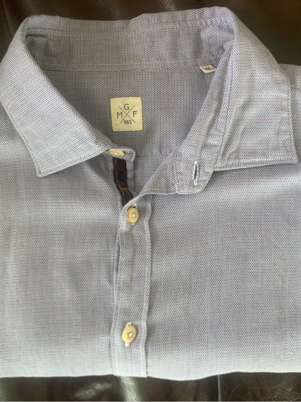 GMF 965 Light Blue Men's Button-Up Shirt
